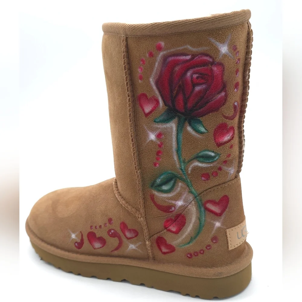 UGG woman’s Classic Short II Boot Custom Chestnut